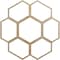 Ekena Millwork Florin Wood Fretwork Pierced Ceiling Medallion, Birch, 30"OD x 12 3/4"ID x 1/4"T CMWP30X30X0250FOBI - alternate 1
